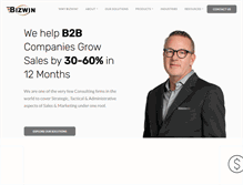 Tablet Screenshot of bizwinconsulting.com